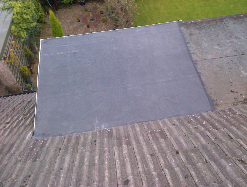 flat roof extension 